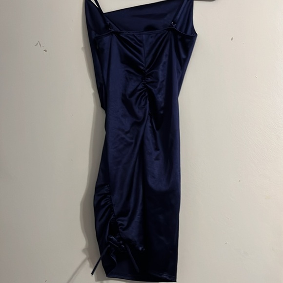 Honey & Rosie soft satin look material blue homecoming dress XXS - Picture 4 of 6